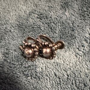 Elegant Silver Clip-On Earrings
